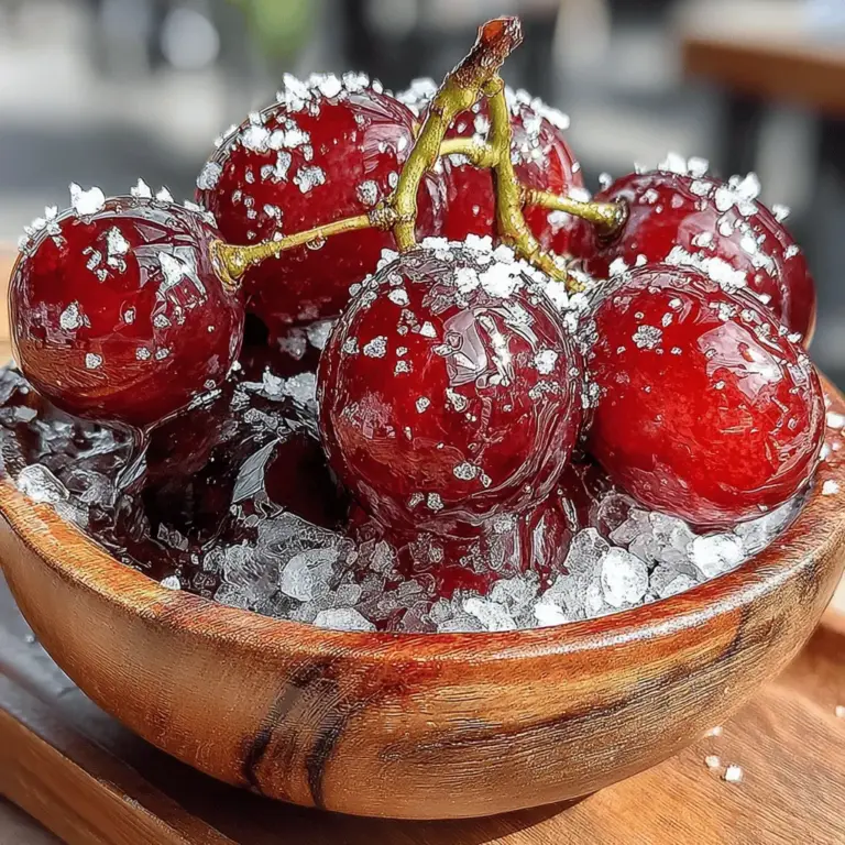 In recent years, the popularity of chilled snacks and desserts has surged, particularly as home cooks seek refreshing options that balance indulgence with health. Often, the quest for a light yet satisfying treat leads to the exploration of fruits, which are not only nutritious but also incredibly versatile. Among these, grapes stand out as a beloved choice, celebrated for their natural sweetness and crisp texture. This article will introduce you to a delightful recipe for Chilled Grape Delights, a simple yet sophisticated dish that embodies the essence of summer, no matter the season.
