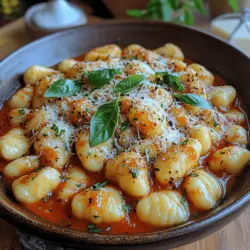 Creamy Tomato Basil Gnocchi is a delightful dish that perfectly balances rich, comforting flavors with vibrant freshness. This recipe embodies everything we love about Italian cuisine: the use of high-quality ingredients, simple preparation, and a focus on bringing out the best in each component. The creamy texture of the sauce, paired with the aromatic notes of fresh basil and the subtle sweetness of tomatoes, creates a dish that is not only satisfying but also immensely comforting.
