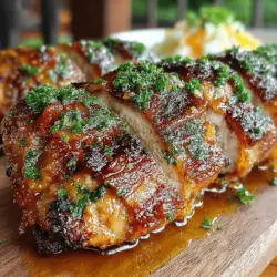 Imagine sinking your teeth into a succulent piece of chicken, perfectly wrapped in crispy bacon, and drizzled with a sweet and tangy honey glaze. This is the essence of bacon-wrapped chicken, a dish that tantalizes the taste buds while offering a delightful blend of flavors and textures. The combination of savory chicken and smoky bacon, paired with a luscious glaze, makes this recipe a standout choice for both casual family dinners and festive occasions. Moreover, the simplicity of the preparation and the quick cooking time ensure that even novice cooks can impress their guests with this indulgent meal.