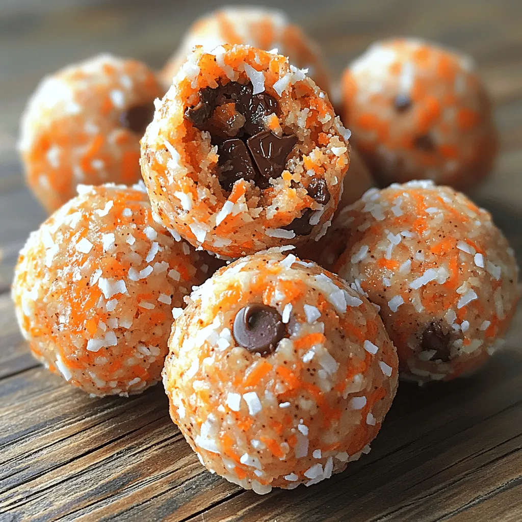 Sweet Carrot Cake Energy Bites Recipe