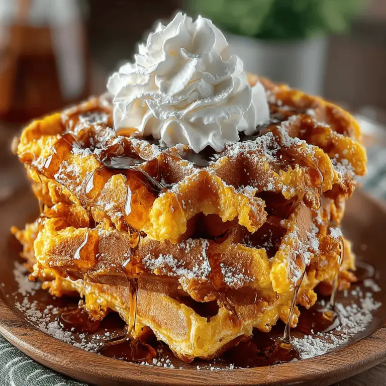 As the crisp air of autumn settles in and leaves transform into shades of gold and crimson, the world embraces the warm, comforting flavors of pumpkin spice. This seasonal blend has become synonymous with fall, captivating taste buds and igniting nostalgia for cozy gatherings and festive celebrations. Among the myriad of pumpkin spice creations, Fluffy Pumpkin Spice Waffles stand out as a delightful breakfast option that not only pleases the palate but also nourishes the body, making breakfast an occasion rather than just a meal.