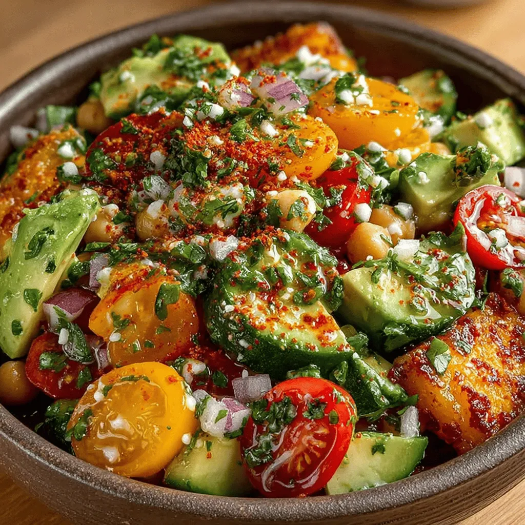 In the world of healthy eating, salads often take center stage, especially when they blend vibrant flavors, nutritious ingredients, and ease of preparation. One standout dish that embodies these characteristics is the Zesty Avocado Chickpea Salad. This refreshing salad is not just a delightful side; it can also serve as a satisfying meal on its own, making it a versatile addition to any dining table.