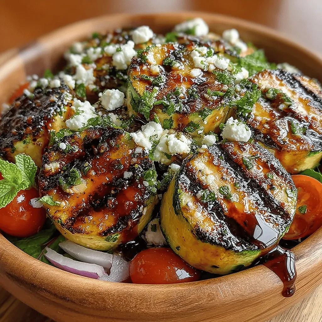 As the warm days of summer roll in, the allure of fresh, vibrant dishes becomes irresistible. One such dish that encapsulates the essence of the season is the Zesty Grilled Zucchini Salad with Feta and Mint. This refreshing salad is not only visually appealing with its colorful ingredients but also tantalizing to the taste buds, making it a perfect accompaniment for barbecues, picnics, or a light lunch. The combination of grilled zucchini, tangy feta, and aromatic mint creates a symphony of flavors that celebrates the bounty of fresh summer produce.