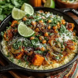 In the realm of wholesome and delicious meals, Spicy Sweet Potato & Chickpea Masala Bowls stand out as a vibrant dish that is both nutritious and incredibly satisfying. This recipe combines the natural sweetness of roasted sweet potatoes with the hearty texture of chickpeas, all enveloped in a rich and aromatic masala sauce. Perfect for a weeknight dinner or meal prep, these bowls are not only easy to prepare but also packed with flavor and health benefits.