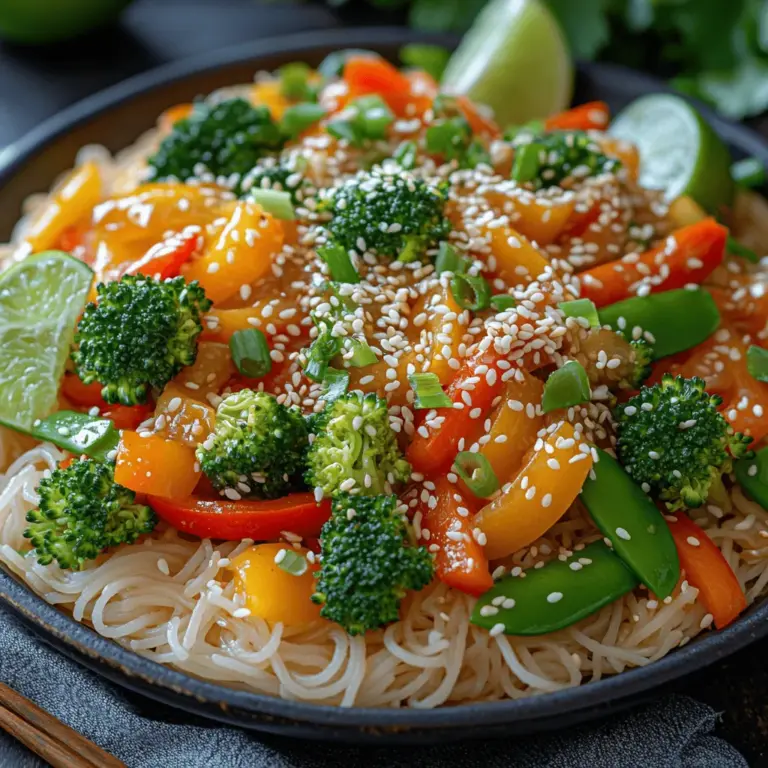 Cooking the noodles correctly is essential for achieving the perfect texture in your Zingy Ginger Soy Stir-Fry Noodles. Start by bringing a large pot of water to a rolling boil. It’s crucial to use plenty of water to prevent the noodles from sticking together. Once boiling, add the noodles and stir gently to separate them. Follow the package instructions for cooking time, as different noodles have varying requirements.