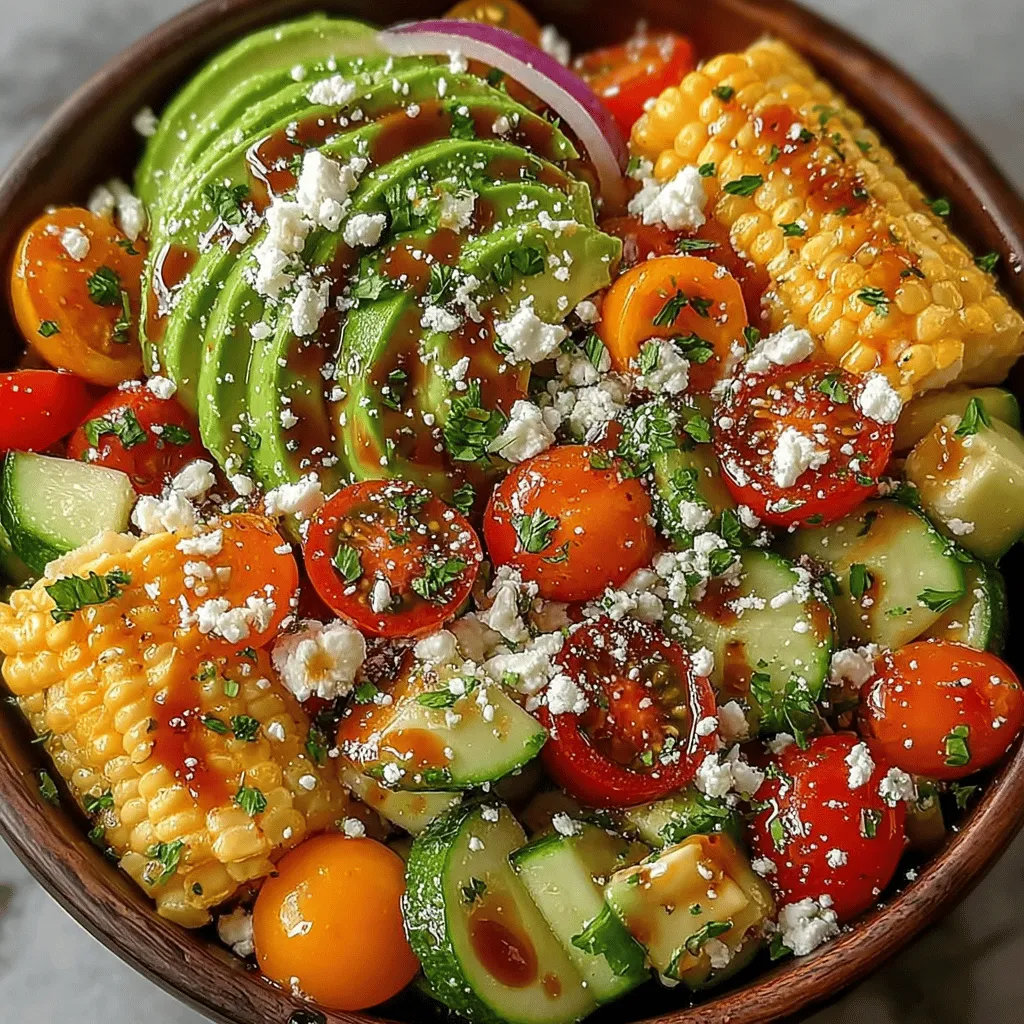 Salads have long been celebrated for their ability to showcase the vibrant flavors and textures of fresh, seasonal ingredients. As the seasons change, so too does the bounty of produce available to us, providing an opportunity to create dishes that are not only visually appealing but also packed with nutrients. One such dish that embodies this ethos is the Corn & Avocado Salad, a delightful blend of sweet corn, creamy avocado, and other fresh ingredients that makes for a perfect accompaniment to any meal. Whether you’re hosting a summer barbecue, preparing a light lunch, or seeking a nutritious side for dinner, this salad promises to impress with its colorful presentation and satisfying taste.