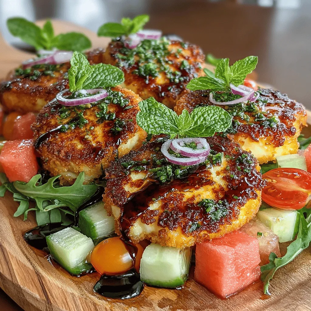 As the sun shines brighter and the temperatures rise, the allure of refreshing summer salads becomes irresistible. These vibrant dishes not only nourish the body but also stimulate the taste buds with their bold combinations of flavors and textures. One such standout is the Grilled Halloumi & Watermelon Salad—a dish that marries the savory, slightly salty notes of grilled halloumi with the sweet, juicy crunch of ripe watermelon. This unique pairing not only tantalizes the palate but also embodies the essence of summer dining, making it a perfect centerpiece for picnics, gatherings, or a light meal.