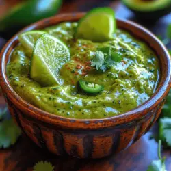 Sauces play a pivotal role in elevating the flavors of various dishes, transforming a simple meal into an extraordinary culinary experience. Among the myriad of sauces available, the Avocado Bliss Cilantro Sauce stands out as a vibrant and versatile option that can enhance everything from tacos to grilled meats. This creamy sauce not only adds a burst of flavor but also boasts a wealth of health benefits thanks to its wholesome ingredients. Whether you’re drizzling it over your favorite dishes or using it as a dip, this sauce is sure to leave a lasting impression.