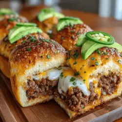 Sliders have carved out a niche as a beloved snack and meal option for food enthusiasts across the globe. These small, handheld delights offer a perfect balance of flavors and textures, making them an ideal choice for gatherings, parties, or even a cozy family dinner. Their versatility allows for countless variations, from classic cheeseburgers to more inventive combinations that tantalize the taste buds. One such exciting variation is the Golden Cheddar Jalapeño Muffin Melt Sliders. This recipe presents a delicious fusion of savory muffins filled with a creamy, flavorful mixture that elevates the humble slider to new heights.