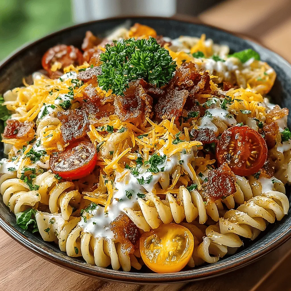To create a standout BLT Pasta Salad, it’s essential to understand the role of each ingredient in contributing to the overall flavor and texture of the dish. Each component plays a vital part in delivering that classic BLT flavor profile while enhancing the heartiness of the pasta.