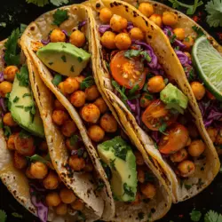In recent years, the rise of plant-based eating has transformed the culinary landscape, drawing attention to the rich variety of flavors and textures that can be found in vegetarian and vegan recipes. One standout dish that has captured the hearts and taste buds of many is the crispy chickpea veggie taco. This delightful meal is not only incredibly nutritious but also offers a vibrant explosion of flavors that can satisfy even the most discerning palates. Easy to prepare and full of wholesome ingredients, crispy chickpea veggie tacos are an excellent choice for anyone looking to enjoy a hearty, plant-based meal.