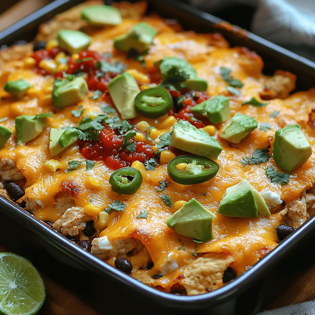 When it comes to weeknight dinners, game day gatherings, or casual get-togethers, the Cheesy Fiesta Chicken Taco Bake stands out as a versatile and crowd-pleasing dish. This irresistible casserole combines the zest of Mexican cuisine with the comforting essence of a homestyle bake, making it an instant favorite among family and friends. With its vibrant flavors, ease of preparation, and the delightful combination of chicken, cheese, and spices, this recipe is sure to become a staple in your culinary repertoire.