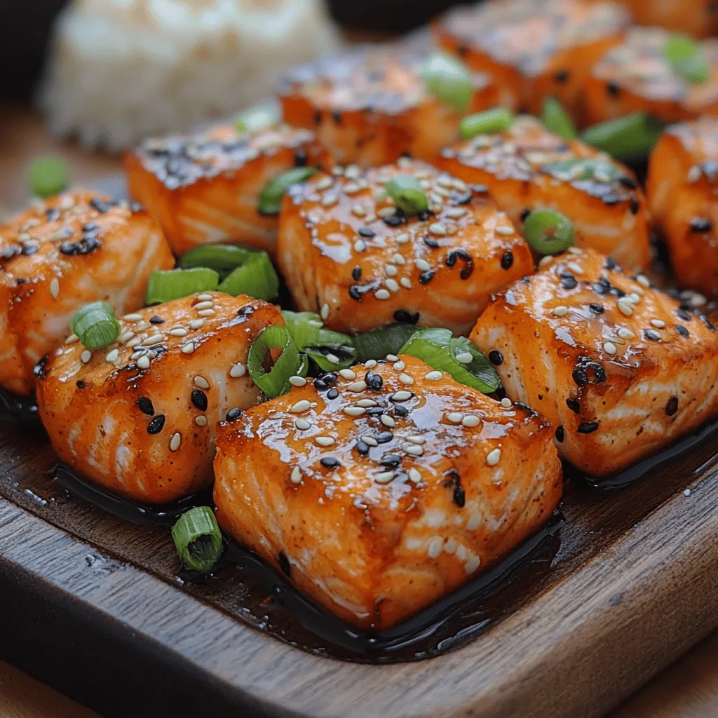 To truly elevate your Crispy Teriyaki Salmon Cubes, the marinating process is crucial. After preparing your marinade, it’s essential to cover the salmon cubes and refrigerate them for at least 30 minutes or ideally up to 2 hours. This waiting period allows the flavors to penetrate the salmon, creating a more harmonious taste profile. The sugars and salts in the marinade work to enhance the natural umami of the fish, resulting in a delectable flavor that makes each bite a delightful experience.