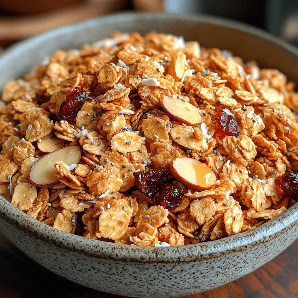 Granola’s origins date back to the late 19th century, emerging as a health food designed to promote digestive health. Initially developed by Dr. James Caleb Jackson, granola was a mixture of oats and other grains baked into a dry, biscuit-like form. Later, in the early 20th century, physician John Harvey Kellogg further refined this concept, producing a crunchy cereal that was marketed for its health benefits. Over the years, granola evolved from a niche health food into a mainstream snack, often loaded with sweeteners and preservatives that compromised its wholesome reputation. Today, homemade granola has regained popularity, allowing individuals to enjoy a cleaner, more nutritious version of this beloved blend.