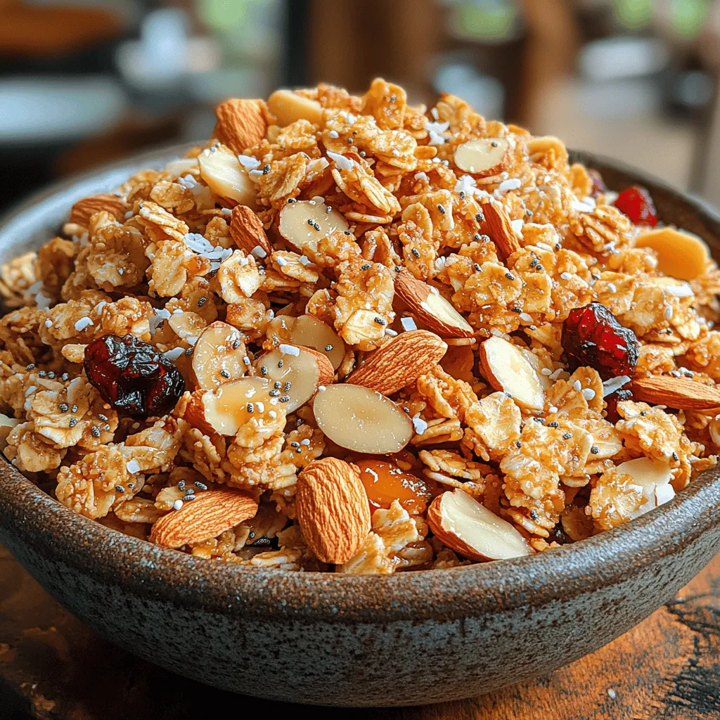 Crunchy Almond Bliss Granola Recipe