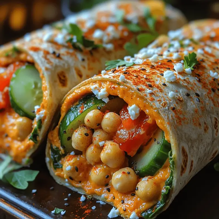 In recent years, plant-based meals have surged in popularity, capturing the attention of food enthusiasts and health-conscious individuals alike. As more people seek ways to incorporate nutritious ingredients into their diets, wraps have emerged as a versatile and satisfying option. These handheld delights are not only easy to prepare but also allow for endless customization based on personal preferences and seasonal ingredients. Among the myriad of wrap recipes available, the Delicious Roasted Red Pepper and Chickpea Wrap stands out as a flavorful and nutritious choice, ideal for lunch or a light dinner.