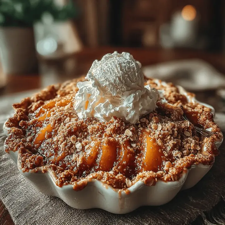 When it comes to desserts, few can match the charm and comfort of rustic treats. These simple yet satisfying creations evoke a sense of nostalgia, often reminding us of family gatherings and warm summer evenings. Among the most beloved of these rustic desserts is the cobbler, a dish that marries tender fruit with a delightful topping, making it a quintessential summer dessert. The Rustic Peach Cobbler with Oats stands out not only for its comforting qualities but also for its celebration of seasonal produce, particularly fresh peaches that burst with sweetness and flavor.