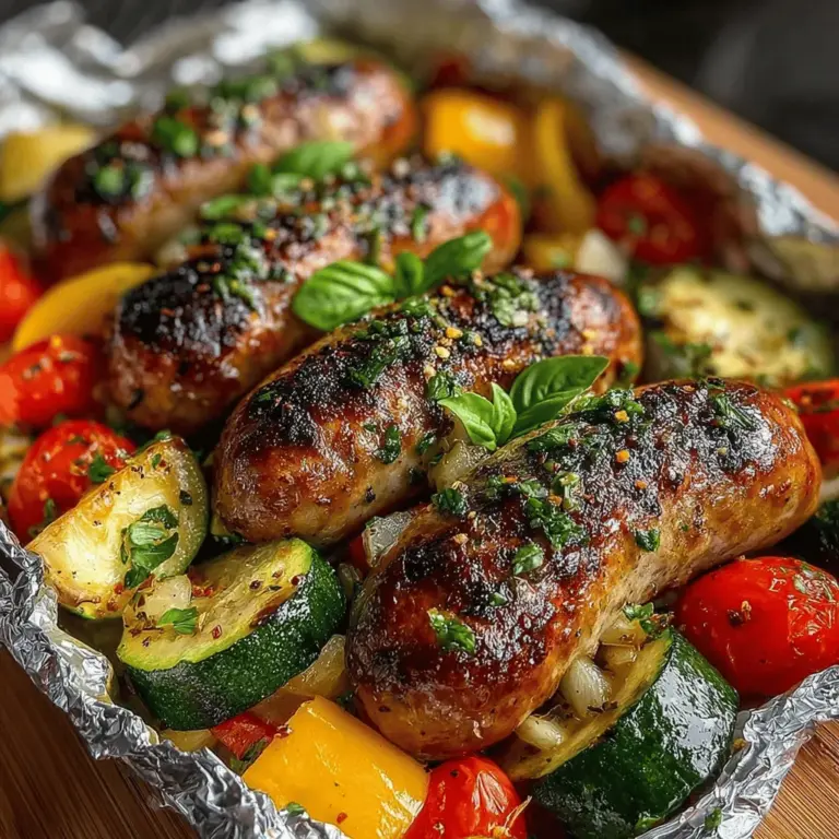 As the summer sun shines bright and the days grow longer, it's the perfect time to fire up the grill and enjoy fresh seasonal produce. One of the most delightful and convenient meals to prepare during this time is Sizzling Sausage & Summer Veggie Foil Packs. Not only do these packs deliver a delicious blend of flavors, but they also simplify outdoor cooking, making cleanup a breeze. This recipe is ideal for family gatherings, backyard barbecues, or even a simple weeknight dinner when you want to minimize time spent in the kitchen.