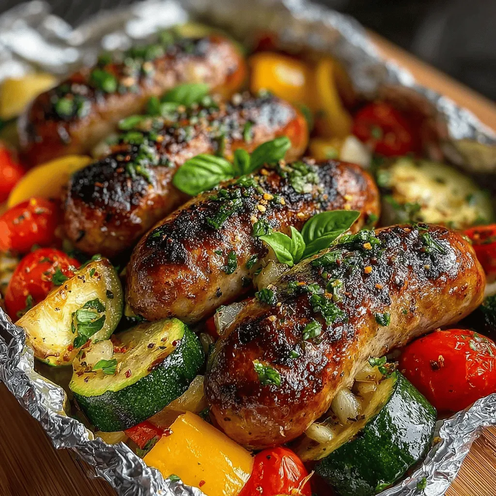 As the summer sun shines bright and the days grow longer, it's the perfect time to fire up the grill and enjoy fresh seasonal produce. One of the most delightful and convenient meals to prepare during this time is Sizzling Sausage & Summer Veggie Foil Packs. Not only do these packs deliver a delicious blend of flavors, but they also simplify outdoor cooking, making cleanup a breeze. This recipe is ideal for family gatherings, backyard barbecues, or even a simple weeknight dinner when you want to minimize time spent in the kitchen.
