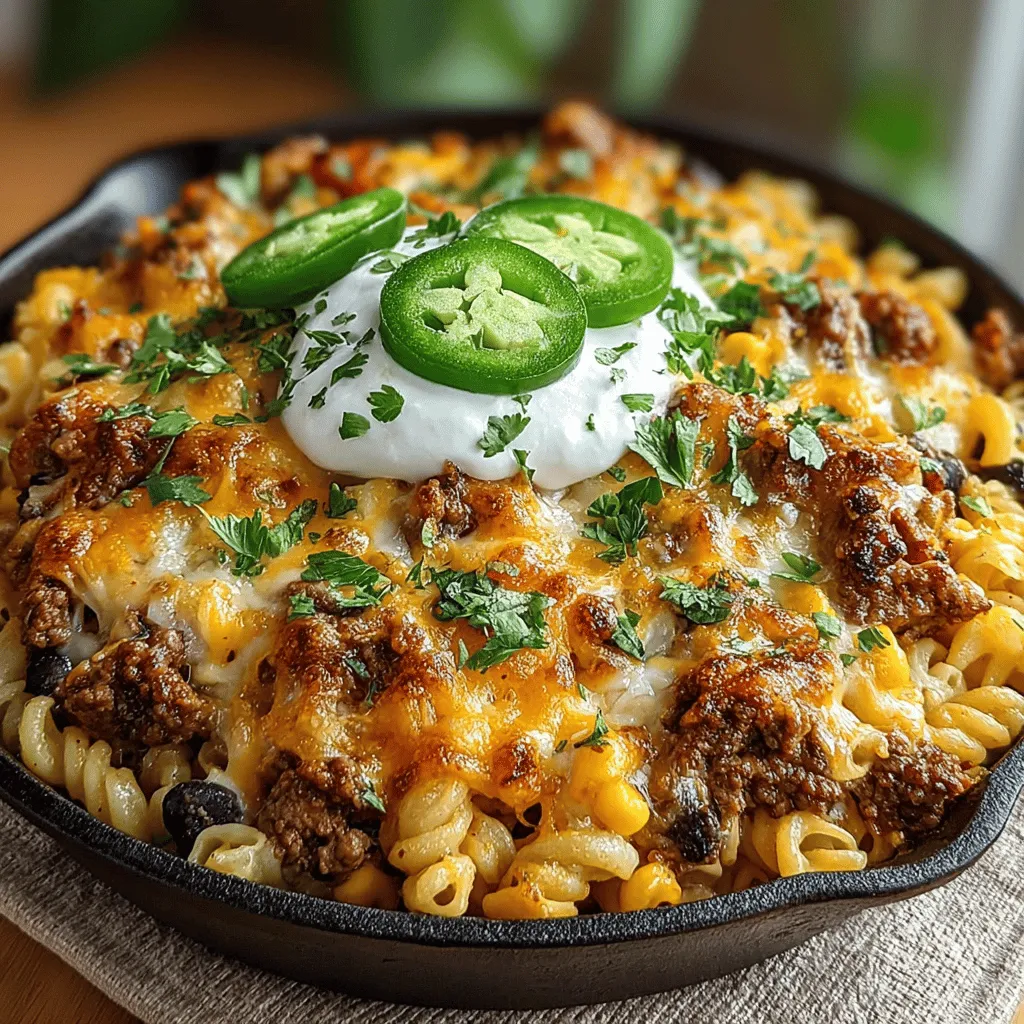 When it comes to comfort food, few dishes elicit the same warm and nostalgic feelings as a hearty pasta bake. The Cheesy Ground Beef Nacho Pasta Bake perfectly embodies this category, combining familiar flavors and textures that make it a beloved choice for families and friends alike. This dish seamlessly marries the indulgence of cheesy pasta with the robust flavors of taco night, creating a fusion that’s not only filling but also delightfully satisfying. Whether you're hosting a gathering, looking for a quick weeknight dinner solution, or simply want to enjoy a cozy night in, this recipe is sure to please everyone at the table.