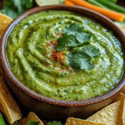 In recent years, dips have surged in popularity, becoming a staple in gatherings, parties, and casual family meals. From classic guacamole to modern hummus variants, dips have transformed into versatile dishes that cater to various tastes and dietary preferences. Among these, the Creamy Avocado Cilantro Bliss Dip stands out as a nutritious and flavorful option that is sure to impress your guests. This dip not only elevates your snack game but also offers a creamy texture and vibrant taste that can complement a variety of dishes.