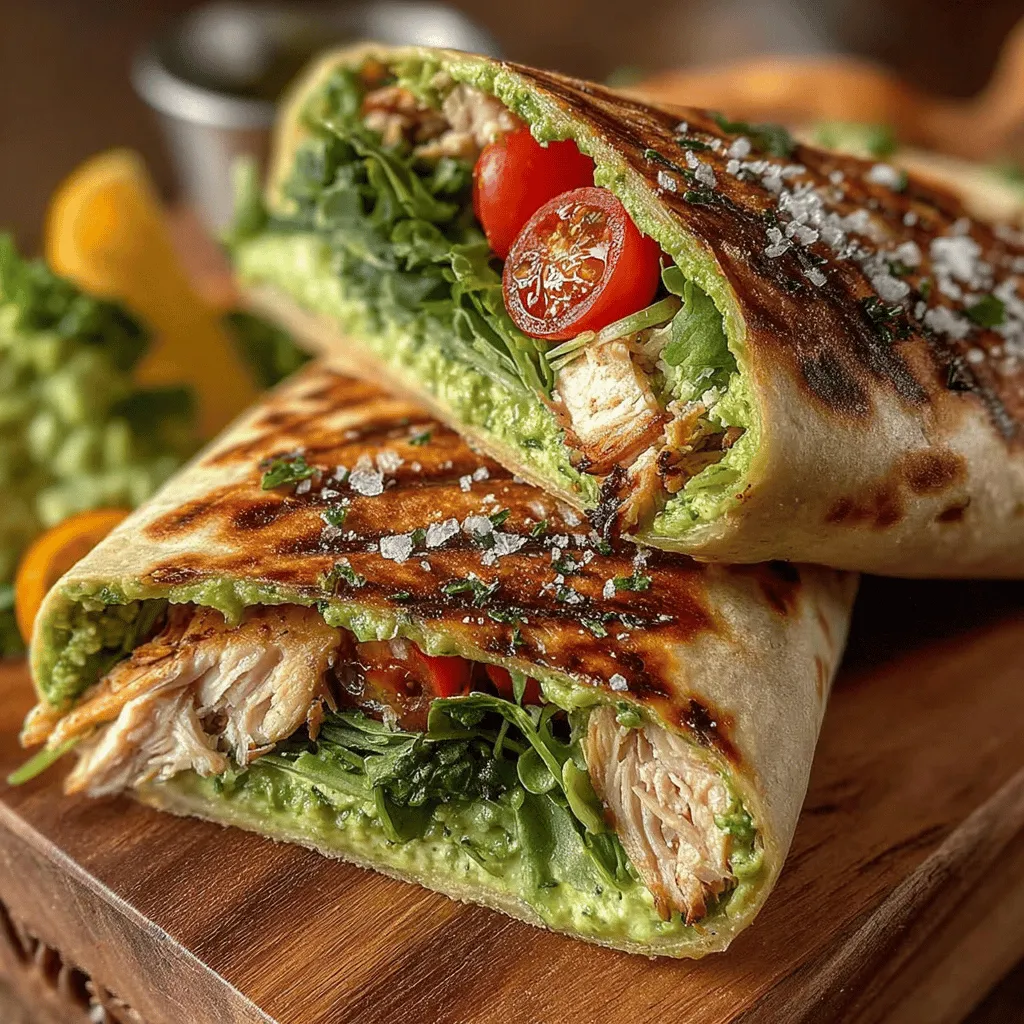 In today's fast-paced world, finding quick, nutritious, and delicious meal options can often feel like a daunting task. Many of us struggle to balance our busy schedules with the need for healthy eating. Enter the Avocado Pesto Chicken Wraps—a culinary creation that beautifully blends convenience with nutrition. This delightful wrap combines the creamy richness of avocado, the fresh aroma of basil, and the wholesome goodness of chicken, resulting in a meal that is not only satisfying but also bursting with flavor. Whether you're on the go or looking for a light dinner option, these wraps provide a perfect solution that caters to a variety of dietary preferences.