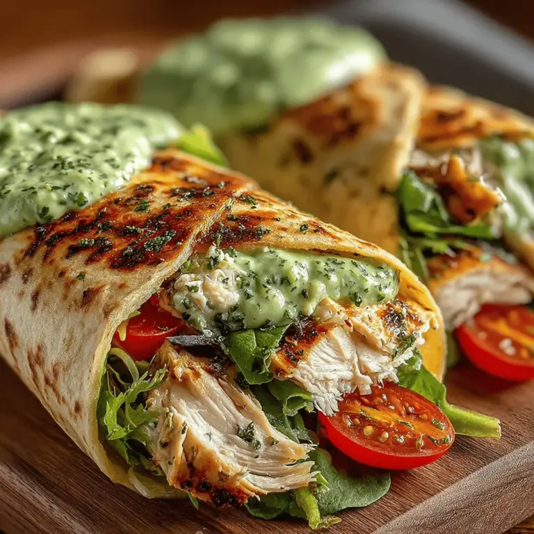 In today's fast-paced world, finding quick, nutritious, and delicious meal options can often feel like a daunting task. Many of us struggle to balance our busy schedules with the need for healthy eating. Enter the Avocado Pesto Chicken Wraps—a culinary creation that beautifully blends convenience with nutrition. This delightful wrap combines the creamy richness of avocado, the fresh aroma of basil, and the wholesome goodness of chicken, resulting in a meal that is not only satisfying but also bursting with flavor. Whether you're on the go or looking for a light dinner option, these wraps provide a perfect solution that caters to a variety of dietary preferences.