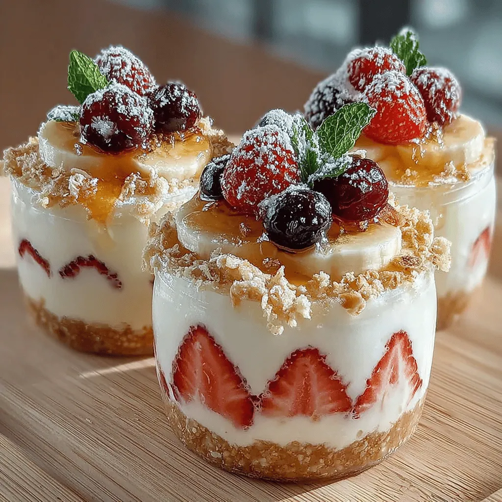 In the quest for delicious and healthy treats, Fruity Frozen Greek Yogurt Cups stand out as a delightful solution. These refreshing cups not only satisfy your sweet tooth but also provide a nutritious boost, making them perfect for snacking or dessert. Using simple ingredients like Greek yogurt, fresh fruits, and a hint of natural sweetness, this recipe is both easy to prepare and incredibly versatile. Whether you're looking for a quick summer dessert or a wholesome snack for the kids, these yogurt cups are sure to impress.