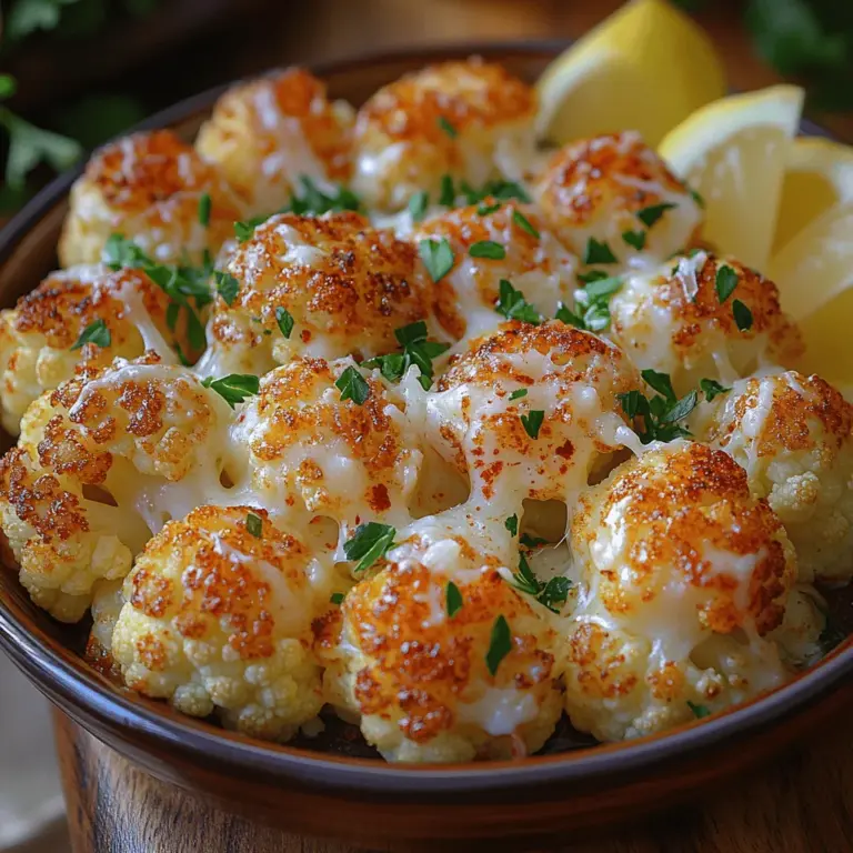 Parmesan Garlic Roasted Cauliflower is more than just a side dish; it’s a culinary experience that marries health and flavor in a delightful way. As we become increasingly aware of dietary choices and their impact on our health, cauliflower has emerged as a star player in the vegetable world. This once-overlooked vegetable has gained fame for its versatility, adaptability, and ability to absorb an array of flavors. Roasting it with garlic and Parmesan takes it to another level, creating a rich and satisfying side that appeals to a wide range of dietary preferences, from the health-conscious to those simply seeking a delicious addition to their meals.