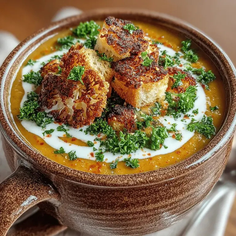 In the realm of comfort food, few dishes evoke the same sense of warmth and satisfaction as a well-crafted homemade soup. Among the myriad of soup recipes, Velvety Roasted Cauliflower Soup stands out as a nourishing and flavorful option that beckons both culinary novices and seasoned chefs alike. This delightful soup not only warms the soul but also packs a nutritional punch, making it an ideal choice for any occasion—from busy weeknight dinners to leisurely weekend gatherings with friends and family.