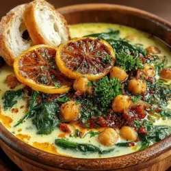 When it comes to comfort food, few dishes can rival the warmth and satisfaction of a hearty stew. The Creamy Garlic Chickpea and Spinach Stew stands out not only for its delightful flavors but also for its nutritious profile, making it an excellent choice for anyone seeking a wholesome meal. This dish is a beautiful medley of creamy coconut milk, tender chickpeas, and vibrant spinach, all melded together with aromatic garlic and spices. In just 20 minutes, you can prepare a comforting bowl of stew that promises to nourish both body and soul.
