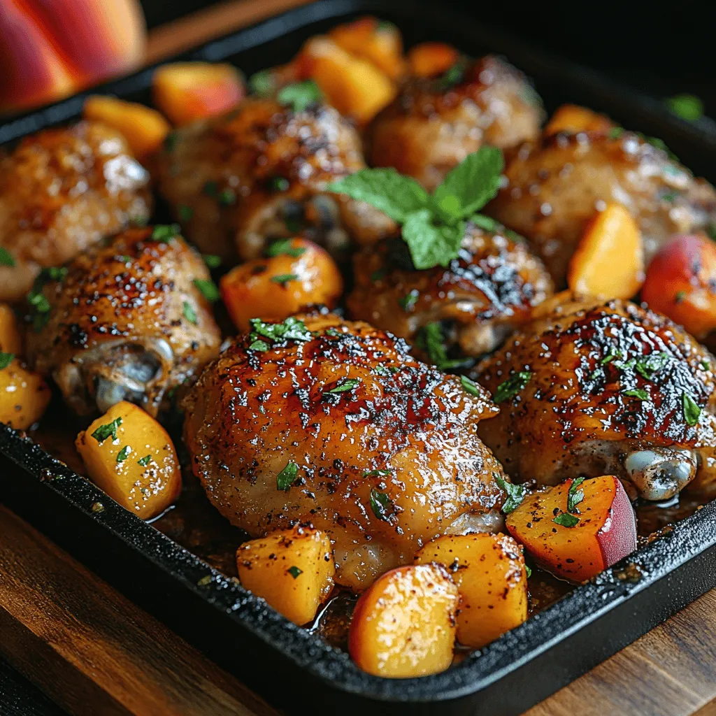 In the world of culinary arts, the harmonious blend of sweet and savory flavors can create dishes that tantalize the taste buds and nourish the body. One such delightful creation that exemplifies this balance is Peachy Chicken Delight. This recipe presents a wonderful twist by incorporating ripe peaches into a savory chicken dish, elevating it to a new level of flavor and enjoyment. The appeal of Peachy Chicken Delight lies not only in its simplicity but also in the vibrant flavors that come together to create a dish suitable for any occasion, whether it’s a family dinner, a summer barbecue, or a special gathering with friends.