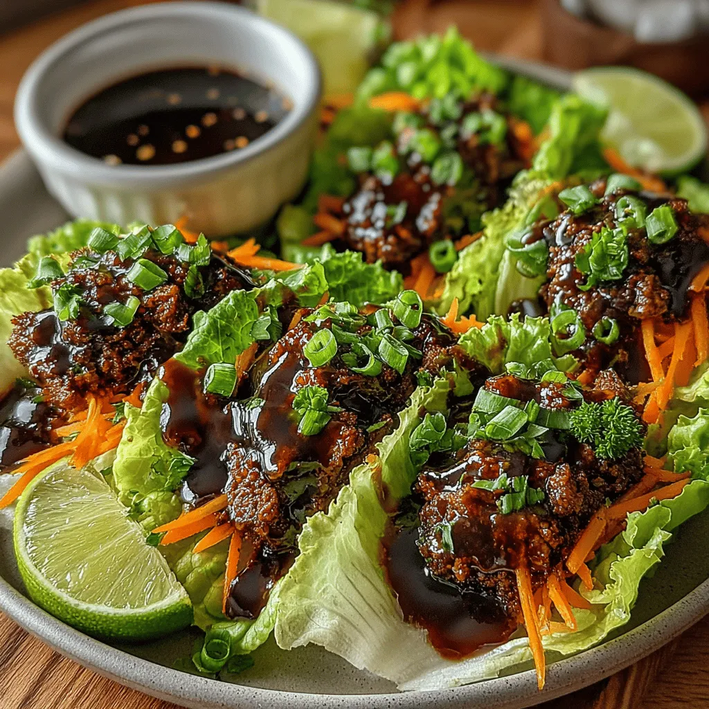 To elevate the flavor of your Savory Beef Lettuce Wraps, seasoning is crucial. Start by generously seasoning your ground beef with salt and pepper. This simple step enhances the natural flavors of the meat and sets the stage for the blueberry glaze, which adds an unexpected sweetness and depth.