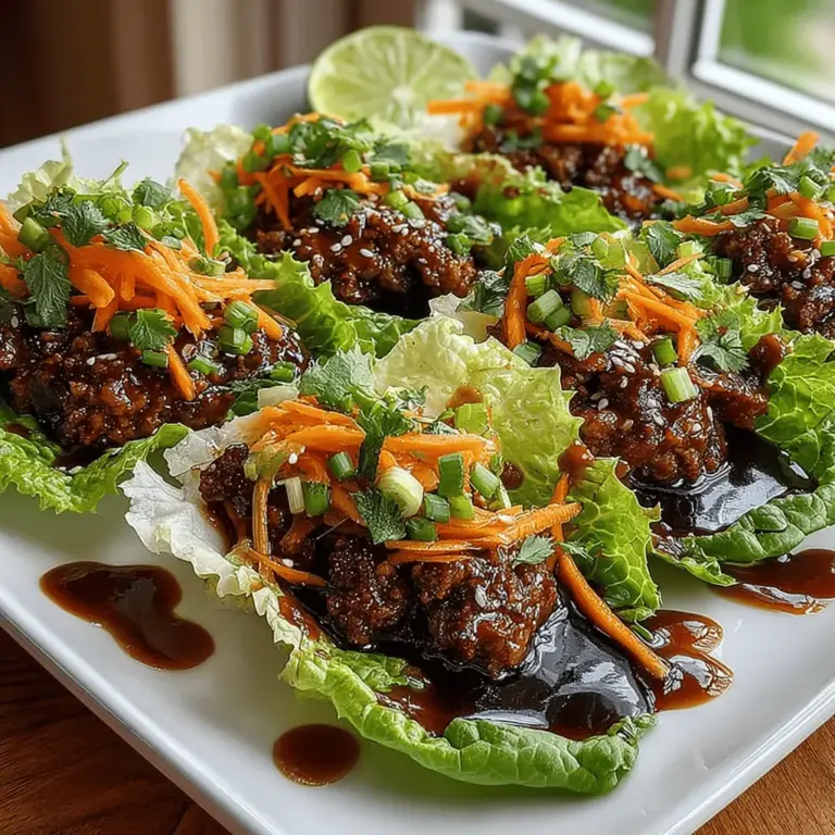 To elevate the flavor of your Savory Beef Lettuce Wraps, seasoning is crucial. Start by generously seasoning your ground beef with salt and pepper. This simple step enhances the natural flavors of the meat and sets the stage for the blueberry glaze, which adds an unexpected sweetness and depth.