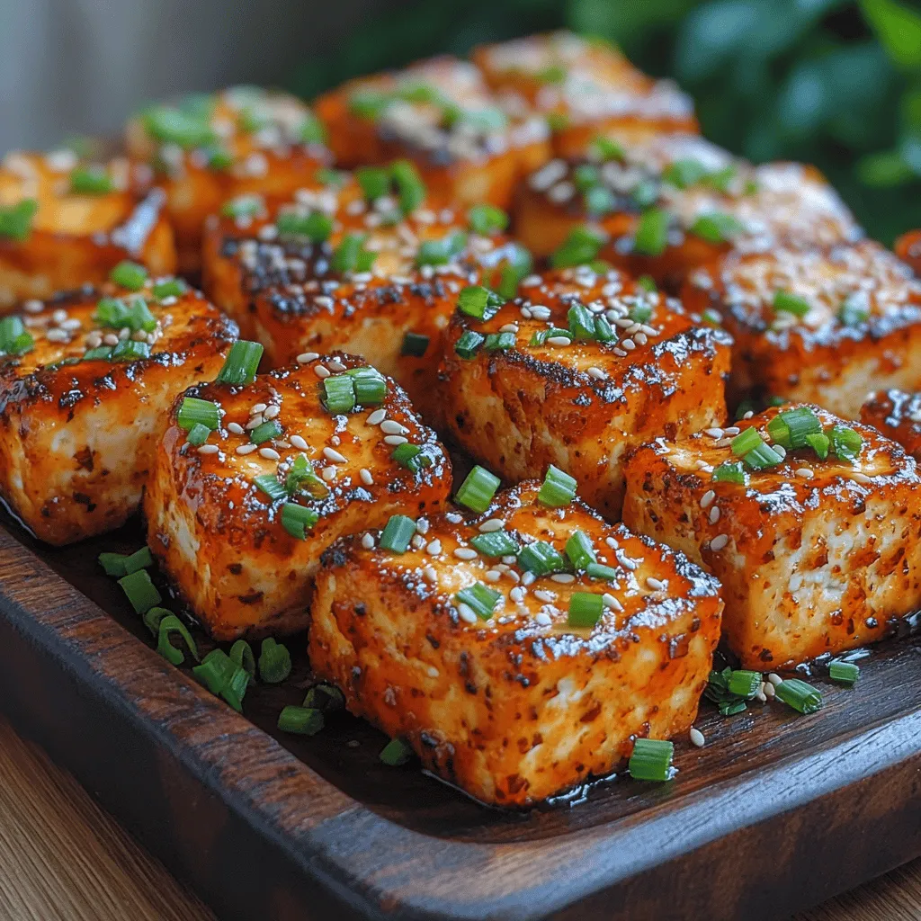 In recent years, plant-based diets have surged in popularity, driven by a growing awareness of health, sustainability, and ethical eating. Among the many options available, tofu stands out as a versatile, protein-packed ingredient that can be adapted to suit a variety of culinary creations. Tofu's ability to absorb flavors and its unique texture make it a favorite among both seasoned vegans and those simply looking to incorporate more plant-based meals into their diets. One dish that exemplifies tofu's potential is the Fiery Crunchy Tofu Bites. This recipe not only showcases tofu's culinary versatility but also delivers a punch of flavor and a satisfying crunch that appeals to a wide range of tastes.