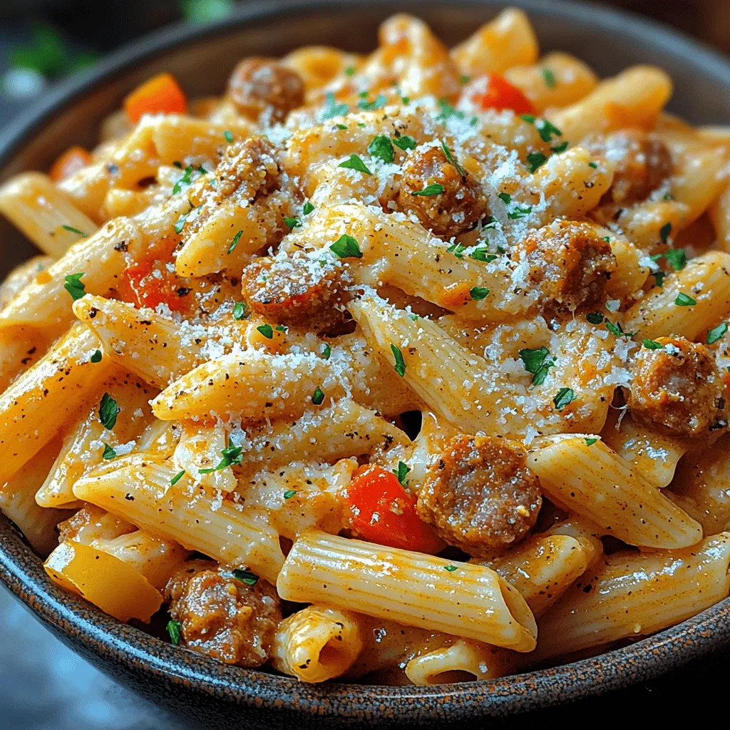 To create a dish as flavorful as Spicy Cajun Delight: Creamy Sausage Pasta, the foundation starts with the pasta. For this recipe, penne pasta is ideal due to its tubular shape, which holds onto the sauce beautifully. Here’s how to cook it to perfection: