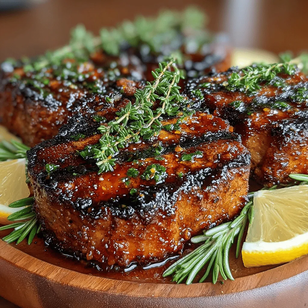 Grilled pork chops are a classic staple in many households, celebrated for their ease of preparation and versatility. One standout recipe that elevates this beloved dish is the Sweet & Savory Maple Dijon Grilled Pork Chops. This dish brings together the rich, hearty flavor of pork with a delightful balance of sweetness from pure maple syrup and tanginess from Dijon mustard. The result is a mouthwatering combination that pleases the palate and makes for an impressive meal whether you’re hosting a summer barbecue or enjoying a cozy family dinner.