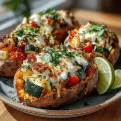 Zucchini Stuffed Sweet Potatoes Recipe
