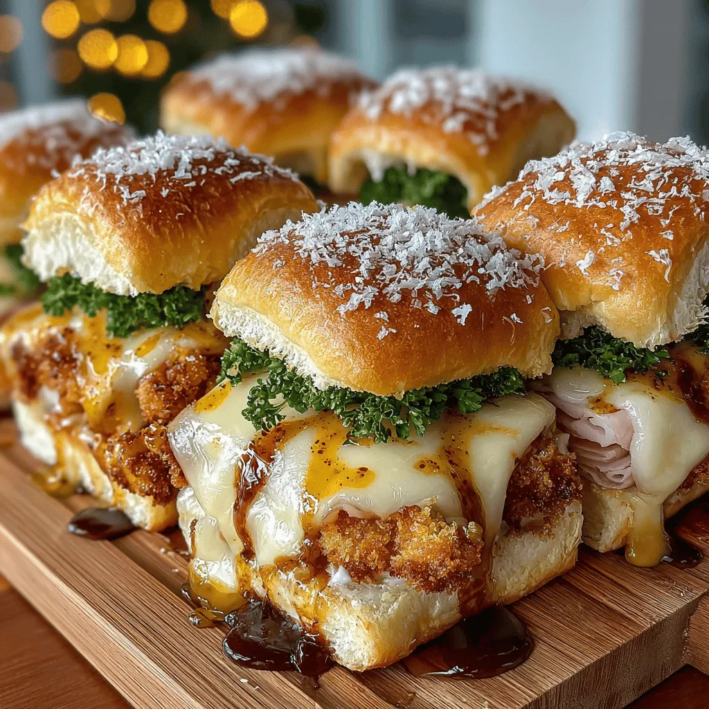 Mini Chicken Cordon Bleu Sliders are the epitome of culinary comfort food, offering a delightful twist on the classic French dish. These bite-sized creations combine tender, juicy chicken breast with savory ham and gooey Swiss cheese, all enveloped in a crispy, golden crust. Perfect for gatherings, these sliders not only satisfy your cravings but also impress your guests with their gourmet flair.
