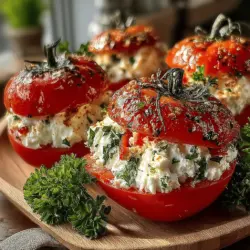 When it comes to creating a dish that embodies freshness and flavor, few recipes can rival the appeal of mini stuffed tomatoes filled with a delicious tuna salad. These vibrant little bites are more than just a feast for the eyes; they offer a delightful combination of textures and tastes that make them an ideal choice for both appetizers at a gathering and as a light meal on a warm day. The juicy sweetness of ripe tomatoes serves as the perfect vessel for a creamy, protein-packed tuna filling, creating a dish that is as satisfying as it is nutritious.
