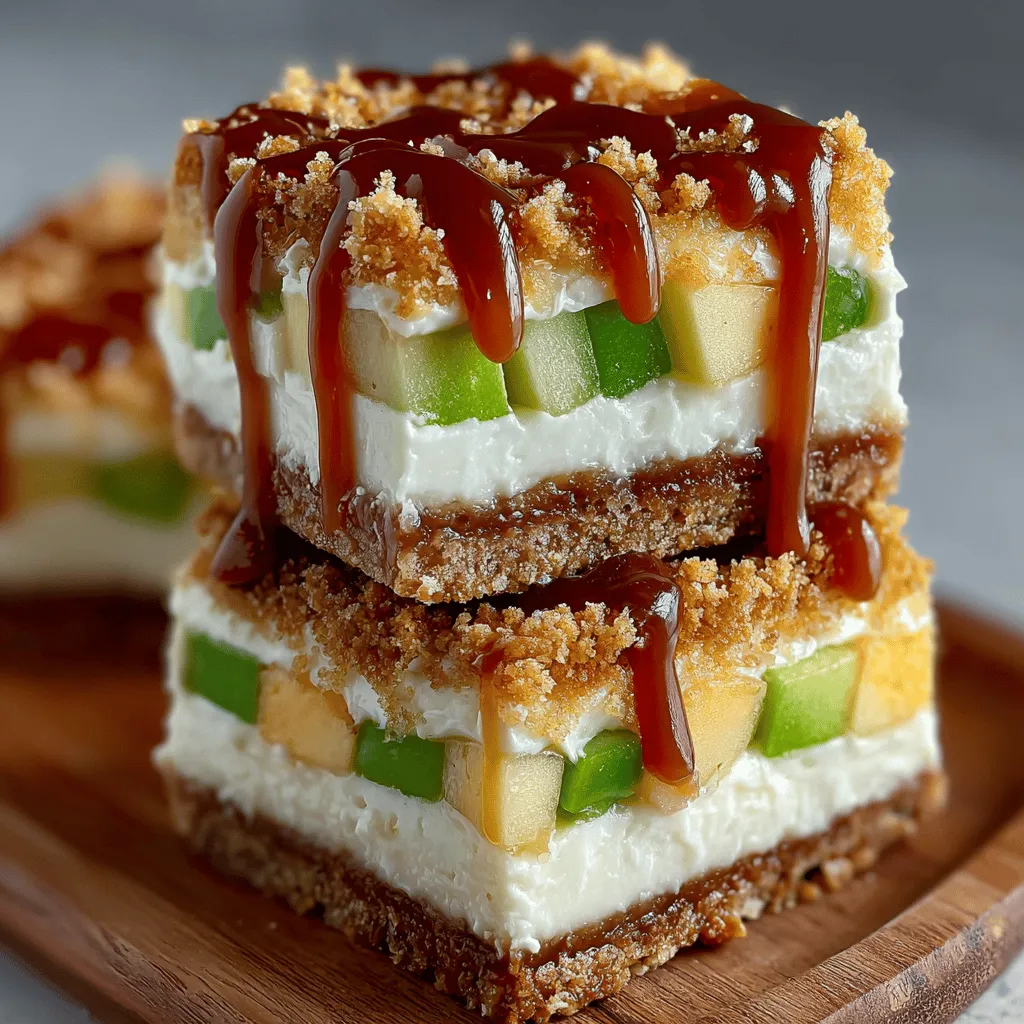 As summer heats up and gatherings become more frequent, the search for the perfect dessert intensifies. Enter the Frozen Caramel Apple Cream Bars, a delectable treat that combines the rich flavors of creamy cheesecake, the sweetness of caramel, and the refreshing crunch of apples. This dessert not only tantalizes the taste buds but also serves as a visual delight, making it an ideal choice for picnics, barbecues, or a simple family dinner. With each bite, you experience a delightful balance of creamy, sweet, and fruity flavors that are sure to impress everyone at the table.