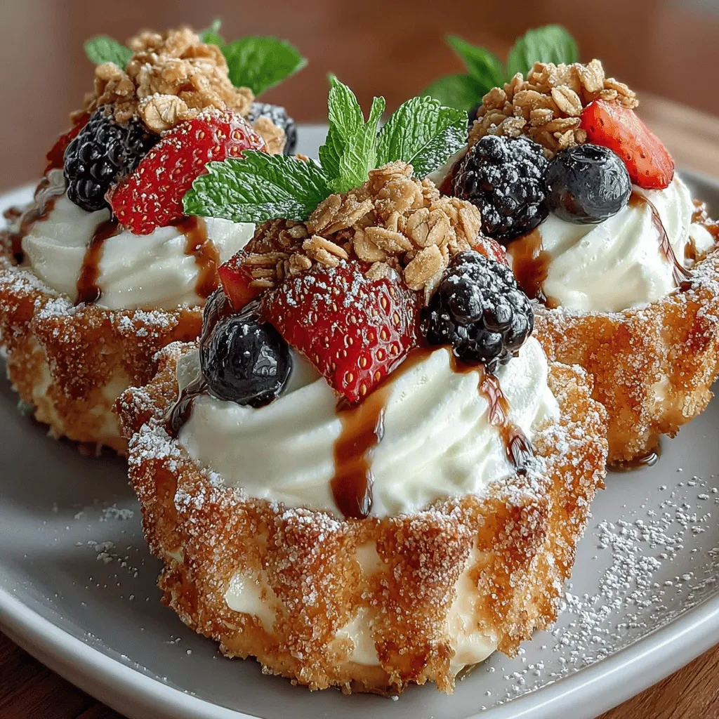 Frozen Yogurt Churro Crunch Cups: A Delightful Dessert Experience