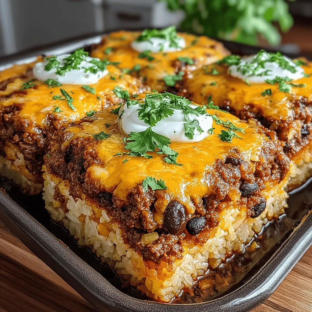 Now that you've prepared your ingredients, it’s time to assemble your Cheesy Taco Rice Casserole. Layering is key to ensuring even cooking and a visually appealing presentation. Start by preheating your oven to 375°F (190°C).