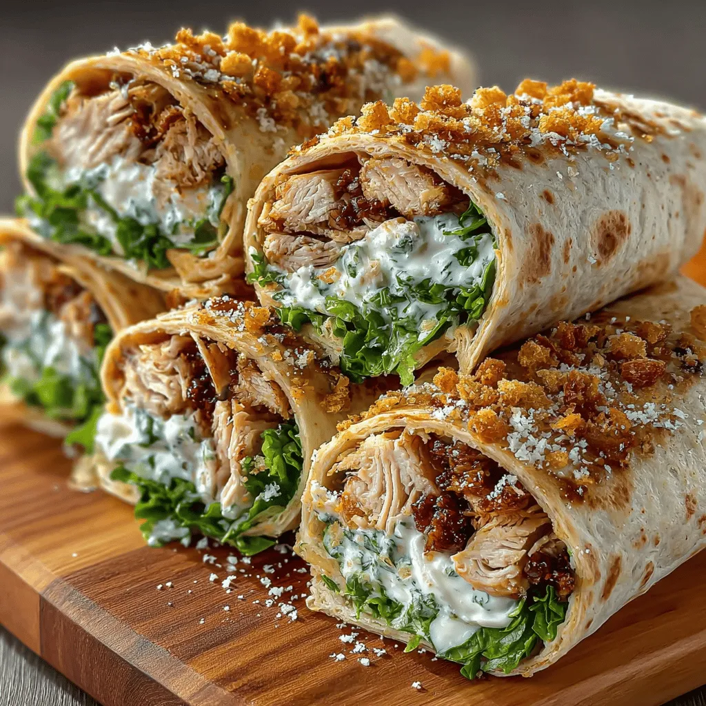 In the world of quick and satisfying meals, Mini Chicken Caesar Salad Wraps stand out as a perfect blend of flavor, nutrition, and convenience. These delightful wraps are not just a meal; they are an experience, providing a satisfying crunch combined with the creaminess of Caesar dressing and the heartiness of tender chicken. Ideal for a light lunch, a picnic snack, or even a party appetizer, they offer a versatile option that can please a crowd or serve as a quick bite for one.