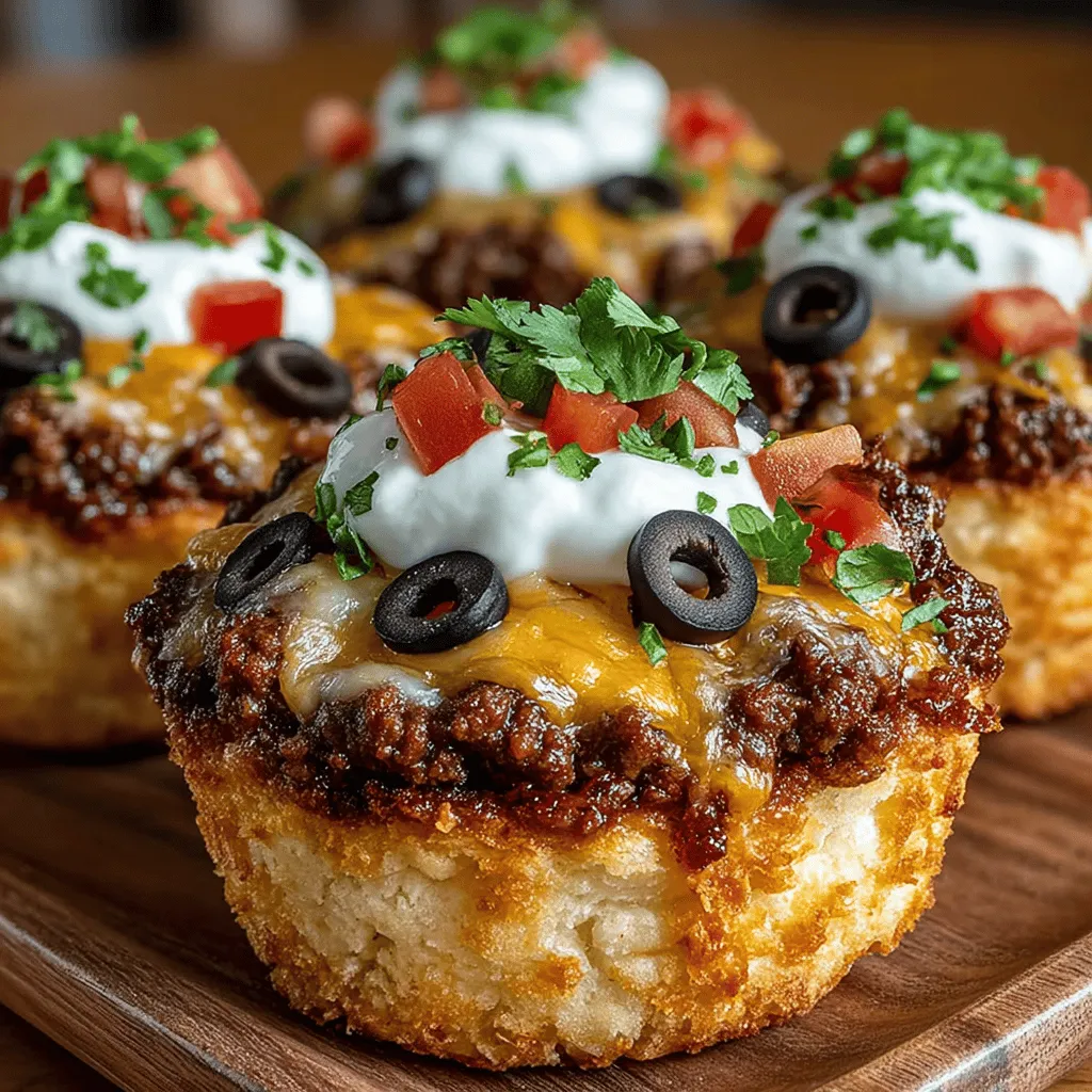 If you’re looking for a fun and versatile dish that’s perfect for gatherings, family dinners, or casual meals, look no further than Mini Taco Lasagna Biscuit Cups. These delightful morsels combine the beloved flavors of tacos and lasagna into bite-sized portions, making them ideal for sharing and entertaining. The beauty of this recipe lies in its ability to please a crowd while also being a hit with the family. With each cup packed with savory goodness, they serve as a fantastic option for those busy weeknights or spontaneous get-togethers.
