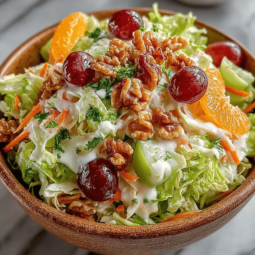 Coleslaw is a beloved dish known for its versatility and ability to complement a wide array of meals. Traditionally made with shredded cabbage and a creamy dressing, coleslaw has been a staple at barbecues, picnics, and potlucks for decades. However, as culinary trends evolve and health-conscious eating becomes more prevalent, there’s a growing demand for fresh, innovative takes on this classic side dish. Enter the Crunchy Apple Coleslaw Salad—a delightful fusion that combines the crispness of fresh vegetables with the sweetness of fruits and the satisfying crunch of nuts.