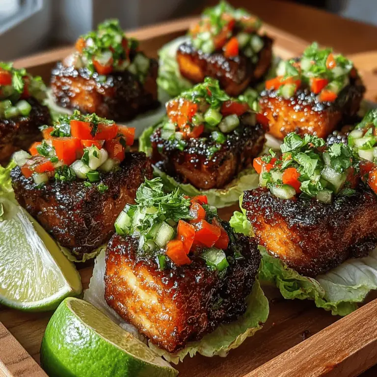 In recent years, the popularity of plant-based diets has surged, driven by a growing awareness of health, environmental sustainability, and ethical considerations. As more individuals seek to incorporate plant-based meals into their daily lives, ingredients like tofu have taken center stage. Tofu, made from soybeans, is not only a fantastic source of protein but also a versatile ingredient that can be adapted to a myriad of culinary styles. This article introduces a delightful recipe for Savory Mini BBQ Tofu Lettuce Boats, a dish that perfectly marries flavor and nutrition, making it an ideal choice for both casual family dinners and vibrant gatherings.