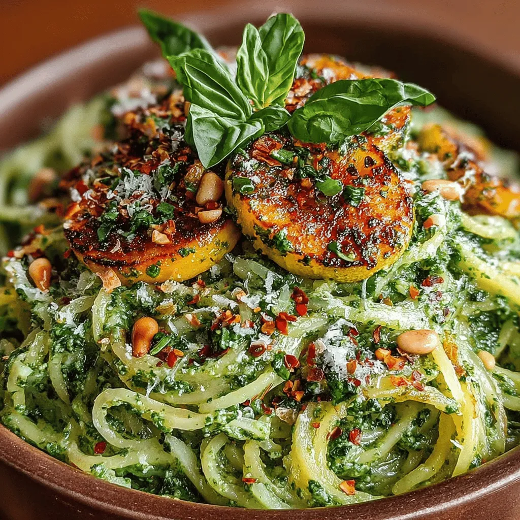 In today’s health-conscious world, finding meals that are both delicious and nutritious can be a challenge. Enter Creamy Spinach Pesto Spaghetti Squash, a dish that beautifully balances flavor and wellness. This recipe not only tantalizes the taste buds but also serves as a fantastic alternative to traditional pasta dishes. The creamy spinach pesto adds a rich depth to the naturally sweet and unique texture of spaghetti squash, making it an appealing choice for anyone looking to enhance their diet without sacrificing taste.