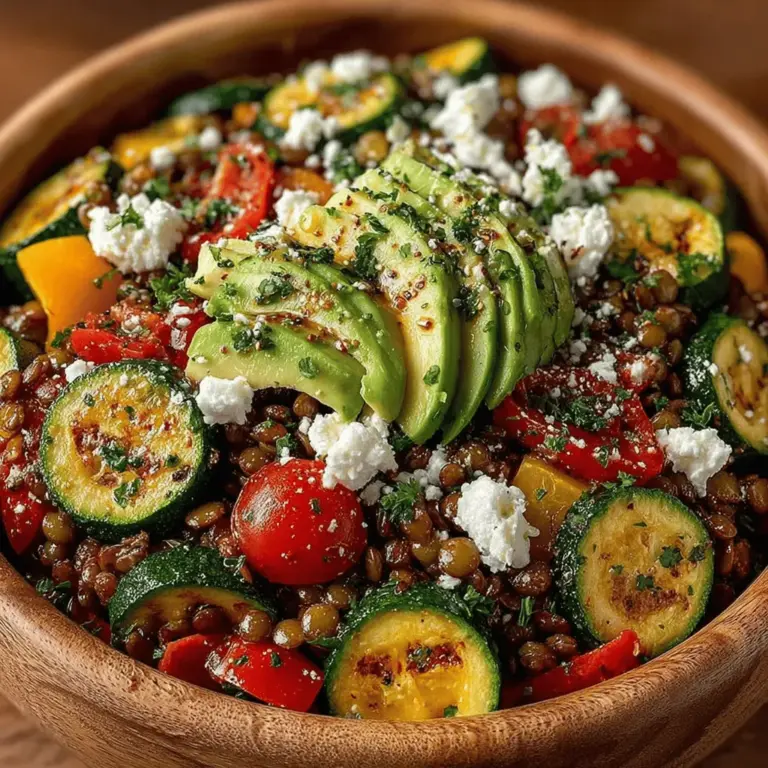 In today's health-conscious world, salads have become a staple for many looking to maintain a balanced diet. Salads are not only refreshing and versatile but also provide an excellent opportunity to pack a variety of nutrients into one dish. Among the myriad of salad options available, the Vibrant Zucchini & Lentil Salad Bowls stand out for their unique combination of flavors, textures, and nutritional benefits. This dish not only showcases fresh, colorful vegetables but also packs a protein punch with the inclusion of lentils, making it a hearty option for lunch or dinner.