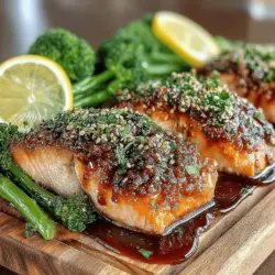 In the world of culinary delights, few dishes manage to capture the essence of balance and health quite like Sweet Harmony Salmon & Broccoli. This recipe is not just a meal; it’s an experience that brings together the rich, savory flavors of salmon with the vibrant, fresh taste of broccoli, all enhanced by a delightful honey-soy marinade. With its combination of sweet and savory notes, this dish is sure to please your palate while also providing numerous health benefits.